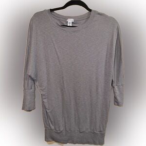 Paraphrase Light Gray Knit Top